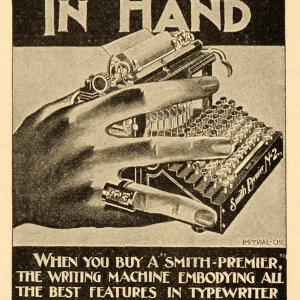 1899 Ad Smith Antique Premier Typewriter Writing Machine Office Equipment  SCA2 Discount Best Store To Get