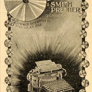 1899 Ad Smith Premier Typewriter Co. Bullseye Syracuse - ORIGINAL SCA2 Sale Original