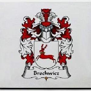 Brochwicz Family Shield / Coat Of Arms Mouse Pad Free Shipping Order