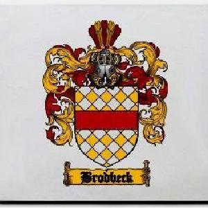 Brodbeck Family Shield / Coat Of Arms Mouse Pad The Cheapest