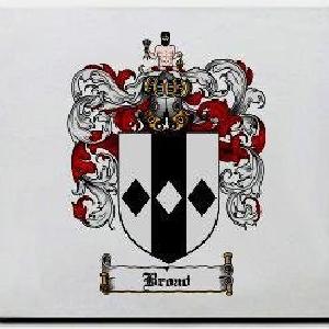 Broad Family Shield / Coat Of Arms Mouse Pad Buy