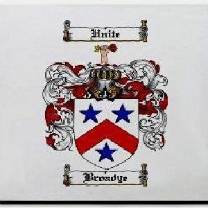 Broadye Family Shield / Coat Of Arms Mouse Pad Sale Low Cost