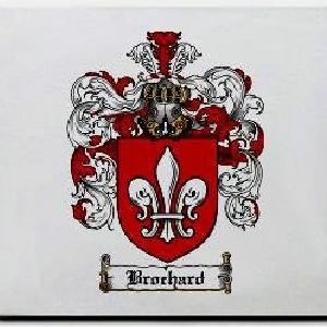 Brochard Family Shield / Coat Of Arms Mouse Pad Visa Payment