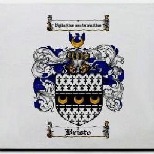 Bristo Family Shield / Coat Of Arms Mouse Pad Outlet 2025