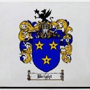 Bright Family Shield / Coat Of Arms Mouse Pad Official Site