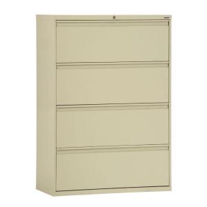 Sandusky 800 Series 36 in. W 4-Drawer Full Pull Lateral File Cabinet Clearance Original