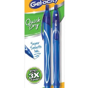 Bic RGLCGP21-BLU Gel-ocity Retractable Quick Dry Gel Pen, Blue Inexpensive Cheap Online