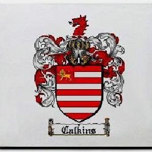 Calkins Family Shield / Coat Of Arms Mouse Pad Free Shipping Pay With Visa