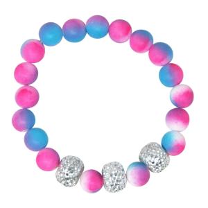 Pink Poppy Ombre Rubber Touch Bracelet Assorted Styles Sale Reliable