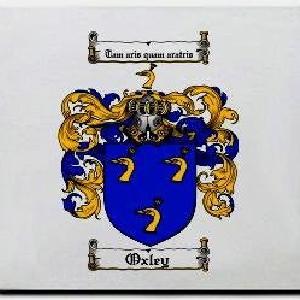 Oxley Family Shield / Coat Of Arms Mouse Pad Cheap Sale Fashionable