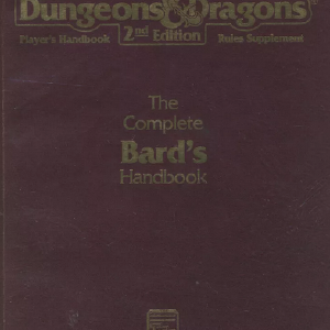 PHBR8 Complete Bard's Handbook Outlet Find Great
