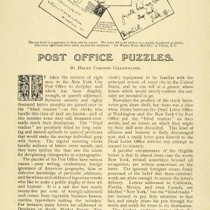 1907 Article Post Office Illegible Card Mailing Address Identification New TSM1 Cheap Buy Authentic