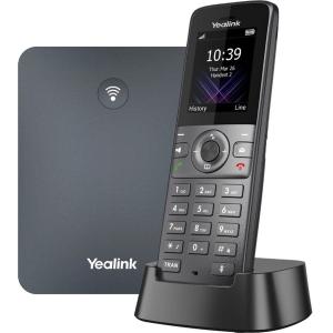 Yealink W73P IP Phone - Cordless - Corded - DECT - Wall Mountable, Desktop - Space Gray, Classic Gray W73P Cost Cheap Online