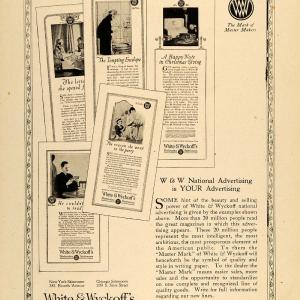 1920 Ad White Wyckoff Social Stationery Writing Papers - ORIGINAL DRC1 Cheapest Pice Cheap Pice