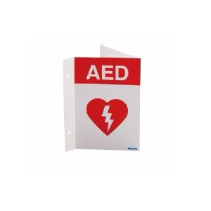 Philips Flexible AED Wall Sign- Red Supply Sale Online
