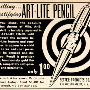 1950 Ad Art-Lite Pencil Better Product Writing Utensil Advertisement PSC1 Outlet Original