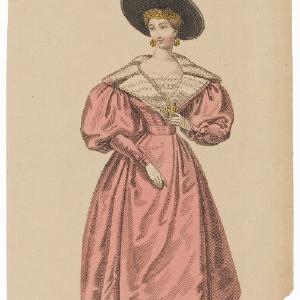 'Dinner Dress', March 1831 Greetings Card Discount Classic