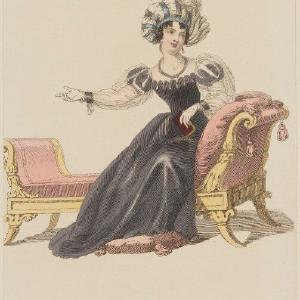 'Dinner Dress', November 1828 Greetings Card Discount Supply