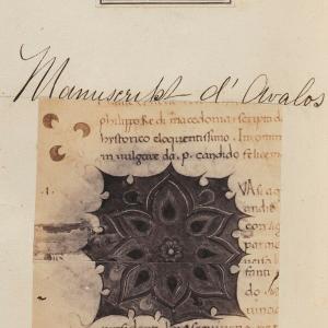 'Detail from Manuscript d'Avalos' Greetings Card Big Sale Cheap Online