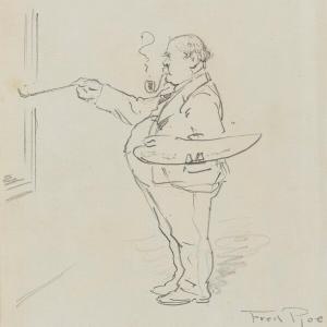 'Edward Bundy on Varnishing Day' Greetings Card Cheap Exclusive