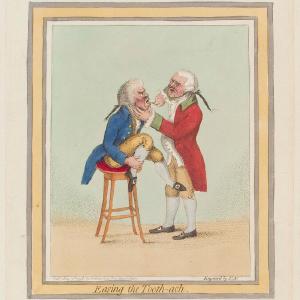 'Easing the tooth-ach' Greetings Card Get To Buy For Sale