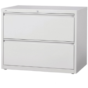 (Scratch & Dent) Realspace PRO Steel Lateral File, 2-Drawer, 28"H x 36"W x 18 5/8"D, Light Gray Clearance Affordable
