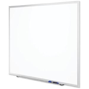 (Scratch & Dent) Quartet Dry-Erase Board With Anodized Aluminum Frame, 36" x 60", White Board, Silver Frame Free Shipping Best