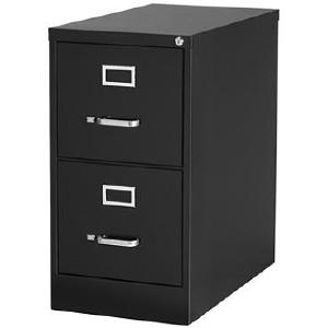 (Scratch & Dent) Realspace PRO 25''D 2-Drawer Vertical File Cabinet, Letter Size, Black Sale Top Quality