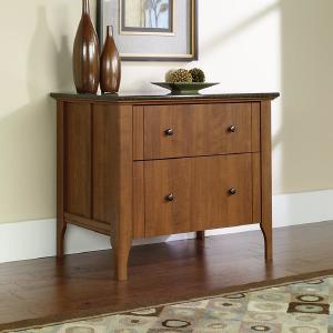 (Scratch & Dent) Sauder Appleton Outlet Faux Marble Top Lateral File, 30 7/10"H x 36 1/8"W x 23 1/2"D, Sand Pear Sale For Cheap