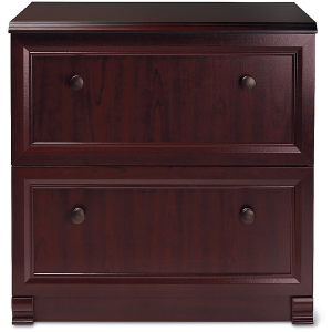 Realspace Outlet Broadstreet 30"W Lateral 2-Drawer File Cabinet, Cherry Order Cheap Online