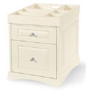 Sandy Lane Sorter Pedestal File w/ Portable Tray, Cream Buy Cheap Low Cost