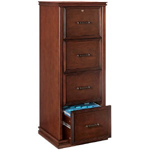 Realspace Outlet Premium File, 4 Drawers, 55 2/5''H x 21''W x 18 9/10''D, Dark Cherry Professional Online