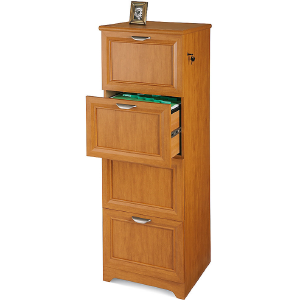 Realspace Outlet Magellan 19"D 4-Drawer Vertical File Cabinet, Honey Maple Cheapest For Sale