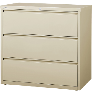 Realspace PRO Steel Lateral File, 3-Drawer, 40 1/4"H x 42"W x 18 5/8"D, Putty Buy Online Cheap