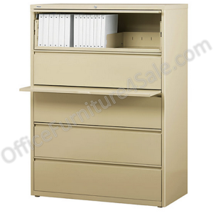 (Scratch & Dent) Realspace PRO Steel Outlet Lateral File, 5-Drawer, 67 5/8"H x 42"W x 18 5/8"D, Putty Official Site Cheap Online