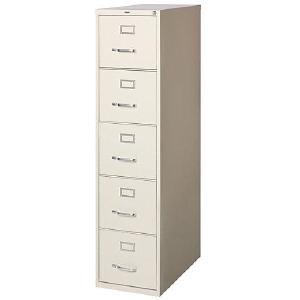 (Scratch & Dent) Realspace PRO 26 1/2"D Vertical Letter-Size File Cabinet, 5 Drawers, Putty Buy Cheap Huge Surprise