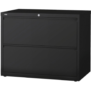 (Scratch & Dent) Realspace PRO Steel Lateral File, 2-Drawer, 28"H x 36"W x 18 5/8"D, Black Pre Order