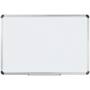(Scratch & Dent) Foray Magnetic Dry-Erase Board With Aluminum Frame, 48" x 72", White Board, Silver Frame Outlet Classic