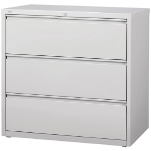 (Scratch & Dent) Realspace PRO Steel Lateral File, 3-Drawer, 40 1/4"H x 42"W x 18 5/8"D, Light Gray Clearance Official Site