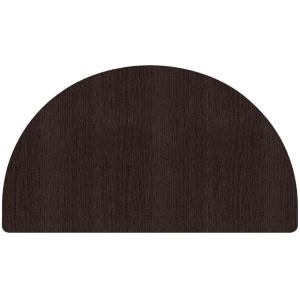 WorkPro Outlet Flex Collection Half Round Table Top, Espresso Newest For Sale