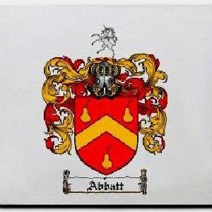 Abbatt Family Shield / Coat Of Arms Mouse Pad Cheap With Credit Card