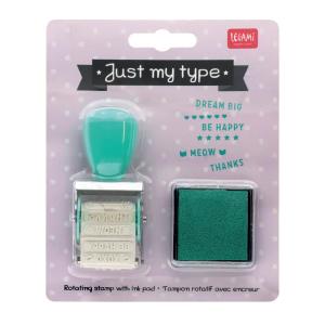 Just My Type Rotating Stamp With Ink by Legami Clearance Find Great