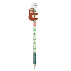 I Love Sleep Sloth Pencil With Eraser by Legami Outlet Pices