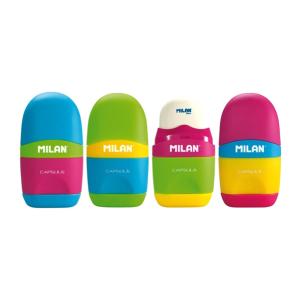 Mix Capsule Sharpener And Eraser by Milan Best Pices