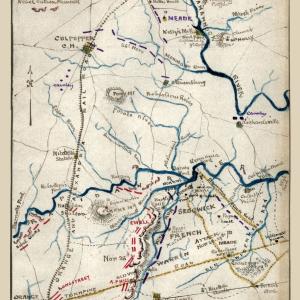 Historical Civil War Map - Virginia State Operations - Sneden 1863 - 23 x 30.54 - Vintage Wall Art Sale Low Shipping Fee