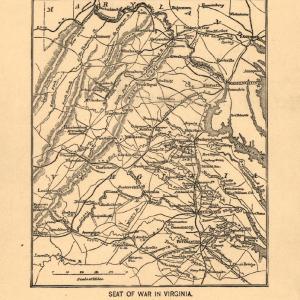 Historical Civil War Map - Virginia Theatre - 1865 - 23 x 28.69 - Vintage Wall Art Free Shipping High Quality