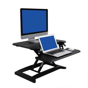(Scratch & Dent) FlexiSpot AlcoveRiser Sit-To-Stand Desk Converter, 28"W, Black Latest Collections Online