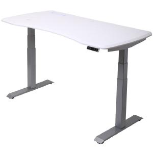 WorkPro Outlet 60"W Electric Height-Adjustable Standing Desk with Wireless Charging, White Wide Range Of Online