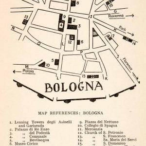 1928 Print Map City Bologna Italy Europe Ferrara Modena Ravenna Forli XGPC1 Cost Online