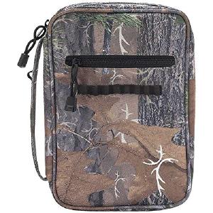Camouflage and Brown 8 x 11 inch Denier Polyester Fabric Bible Cover Case with Handle Cheap Online